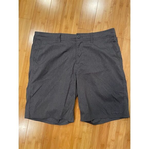 Patagonia Men's Gray Hybrid Chino Shorts Size 38 Casual Stretchy Comfortable - Picture 1 of 13